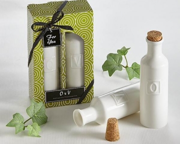"O+V" Oil & Vinegar Bottle Cruel Set